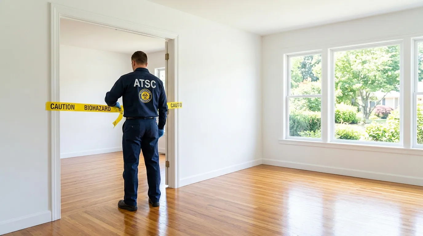 Certified biohazard cleanup crew performing Crime Scene Cleanup in Lincoln Park